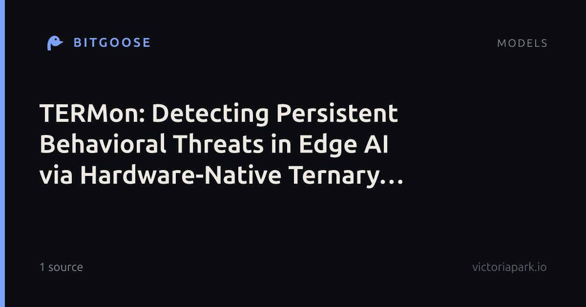 TERMon: Detecting Persistent Behavioral Threats in Edge AI via Hardware-Native Ternary Runtime Monitor