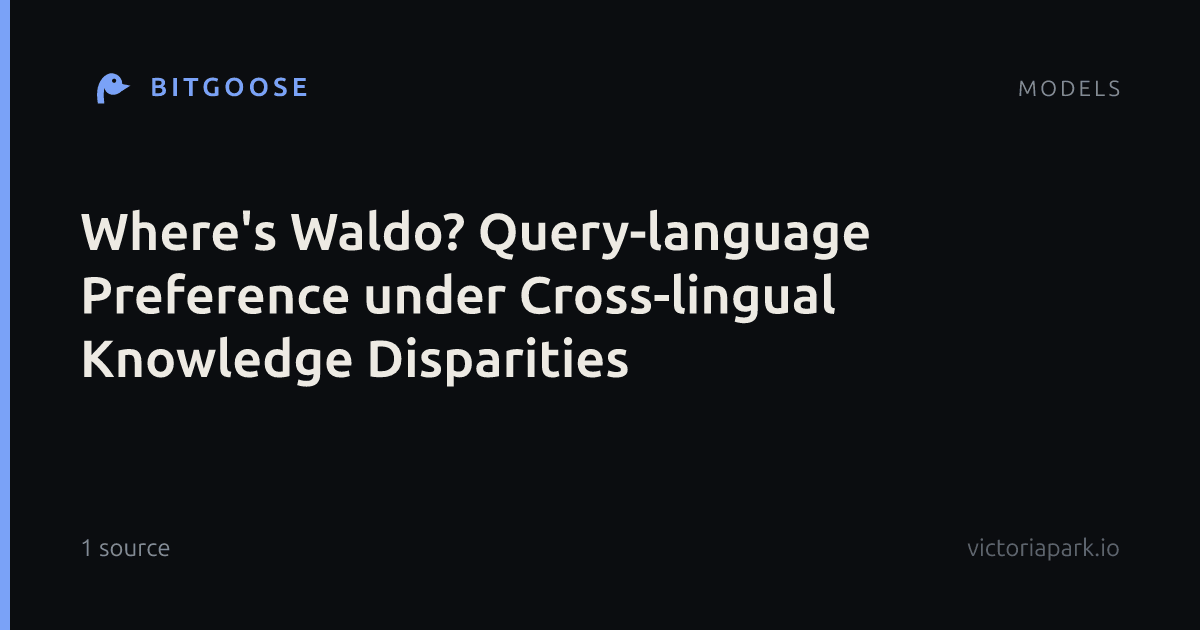 Where's Waldo? Query-language Preference under Cross-lingual Knowledge Disparities