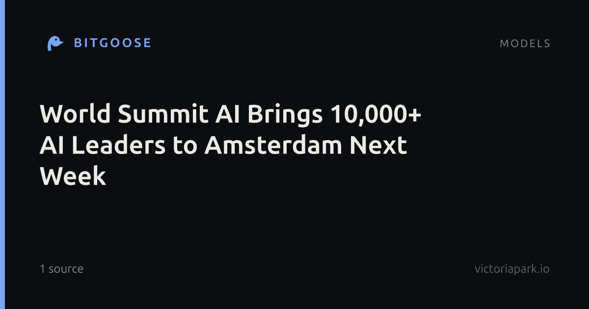 World Summit AI Brings 10,000+ AI Leaders to Amsterdam Next Week